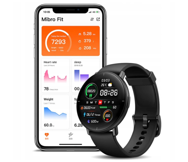 MIBRO SMARTWATCH MIBRO Lite Czarny # - 1468626 - zdjęcie 4